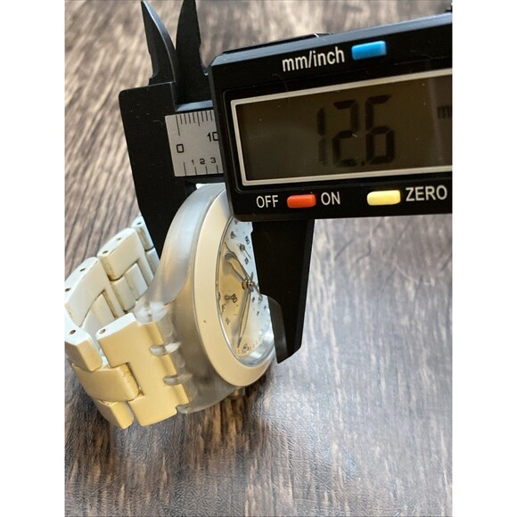 Swatch Watch Full-Blooded SVCK4045AG Diaphane Chronograph Swiss Date Working - Picture 9 of 10